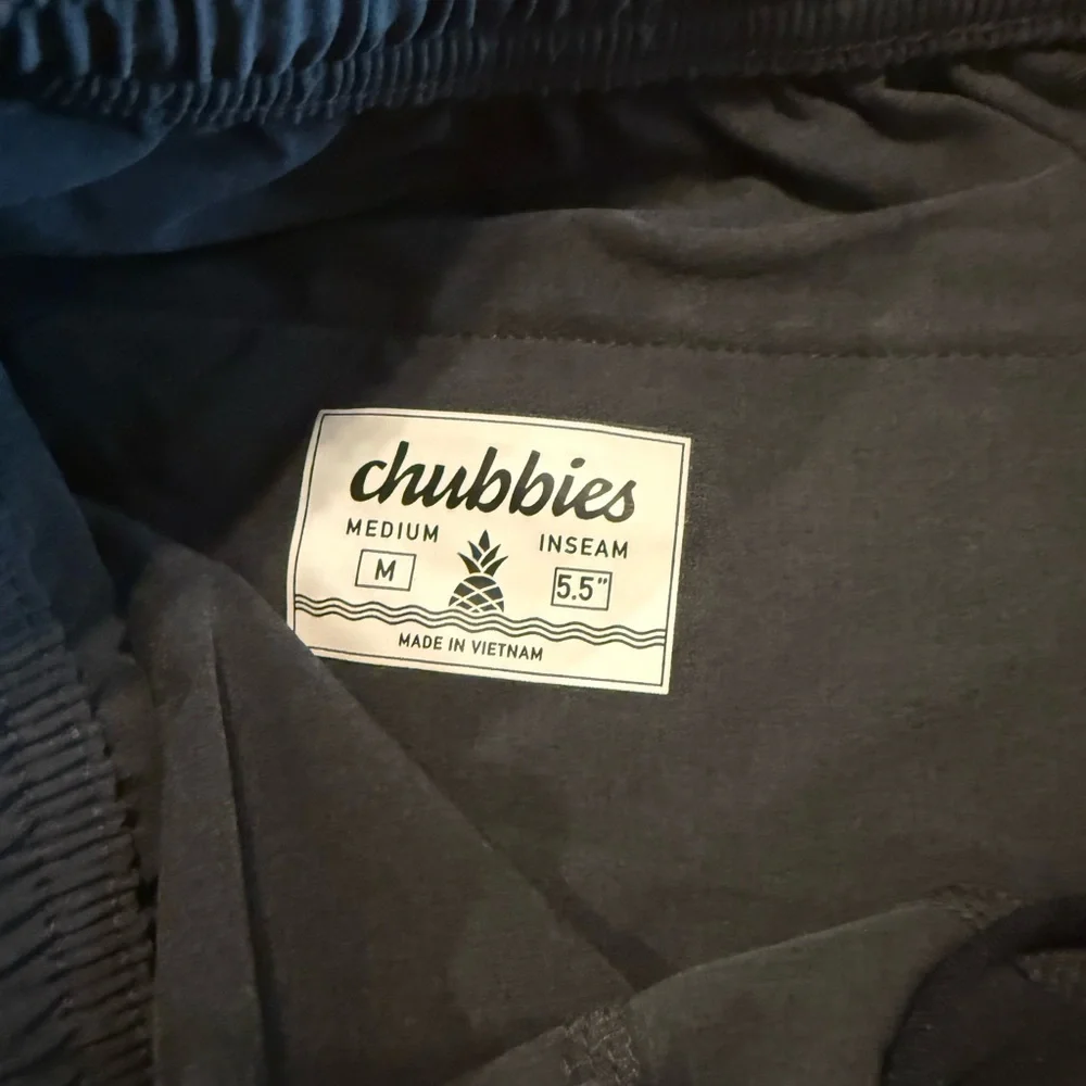NWOT‎ CHUBBIES Men’s Medium 5.5” The Hot Links Red Black Drawstring Shorts